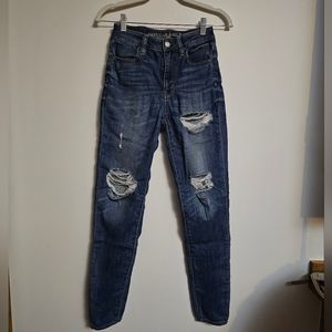 American eagle jeans super high rise jeggings